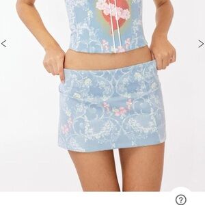 With Jean Miles Skirt in Lady Love size small NWT